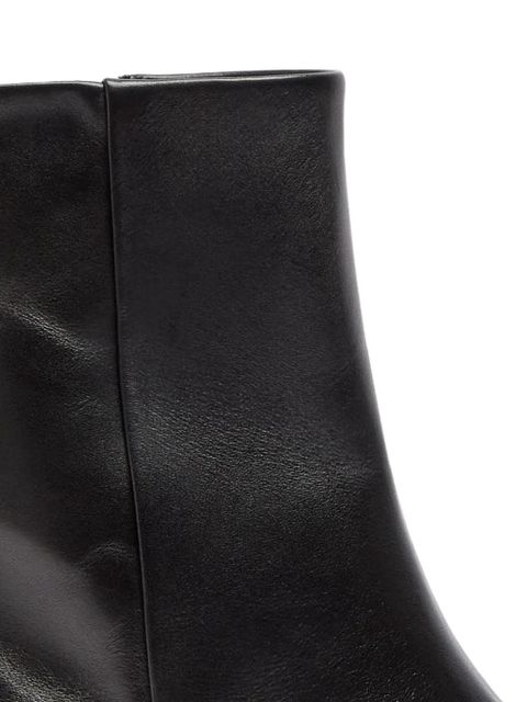 Aeyde Lee leather ankle boots - Black - zdjęcie produktu nr 2