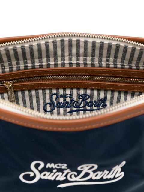 MC2 Saint Barth embroiderd-logo tote bag - Blue