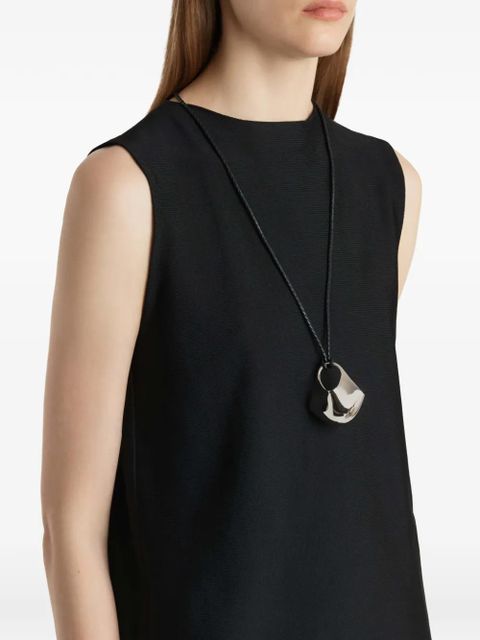 KHAITE medium Lotus pendant - Silver - zdjęcie produktu nr 2