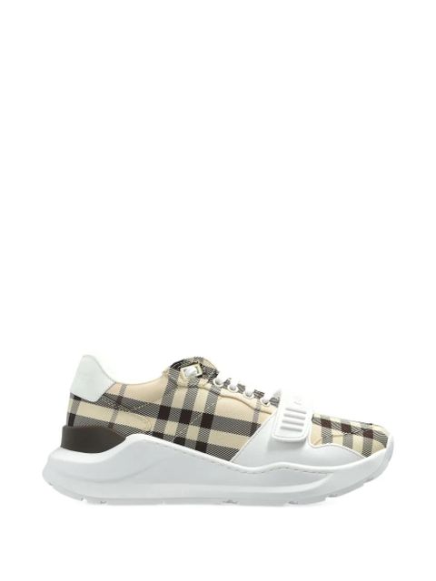 Burberry check sneakers - Neutrals - zdjęcie produktu nr 1
