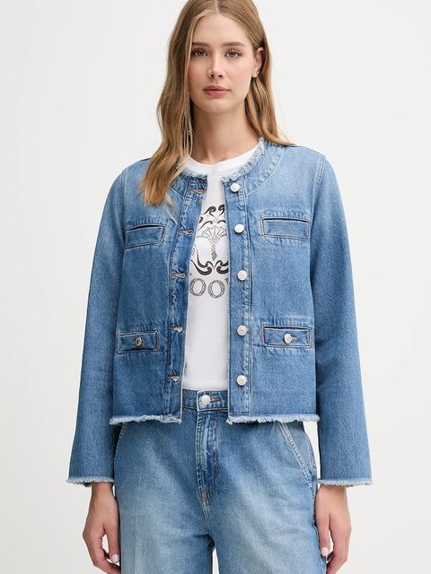 Joop! kurtka jeansowa kolor niebieski przejściowa 30047818 - zdjęcie produktu nr 1