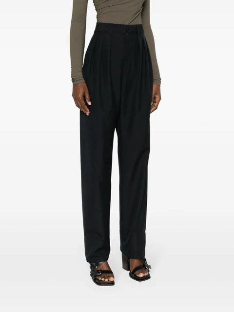LEMAIRE pleat-detail tailored trousers - Blue - zdjęcie produktu nr 2