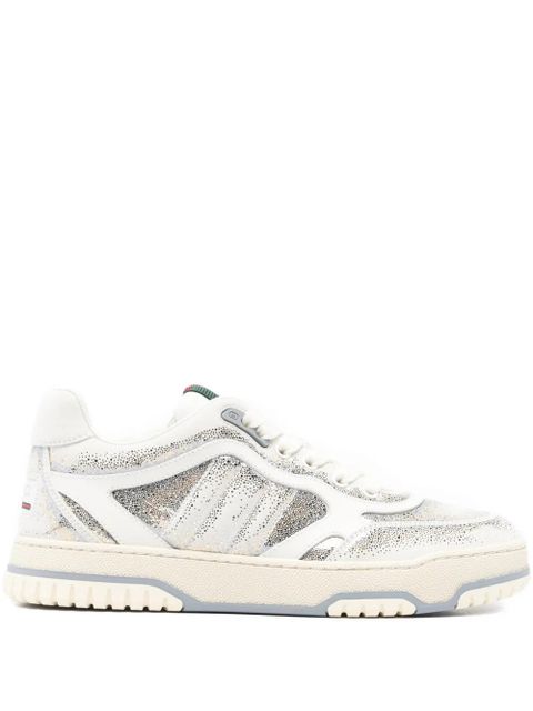 Gucci glitter stripe low-top sneakers - White - zdjęcie produktu nr 1