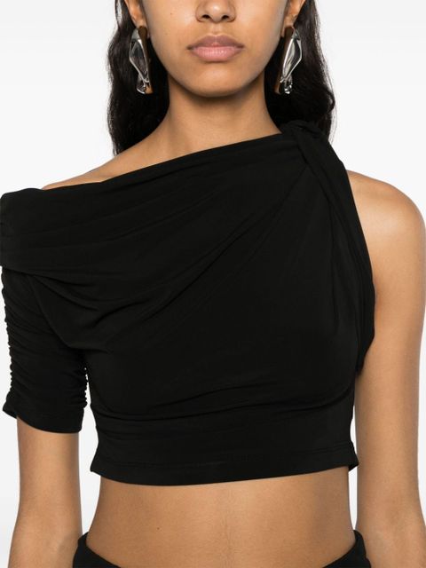 Jacquemus Le Haut Drapeado top - Black