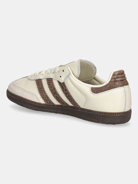 adidas Originals sneakersy skórzane Samba Og damskie kolor beżowy IH3980