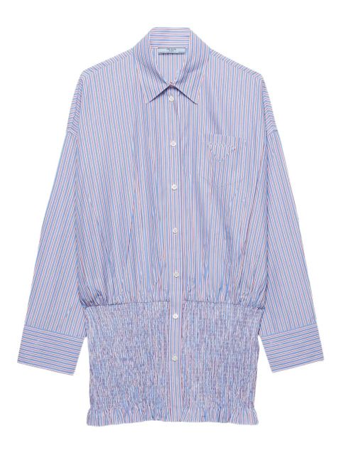 Prada striped cotton shirt - Blue - zdjęcie produktu nr 1