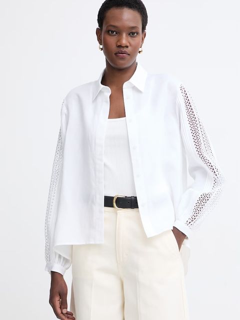 BOSS koszula damska z lyocellem Badora - zdjęcie produktu nr 1