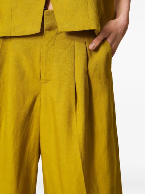TWINSET wide-leg trousers - Green
