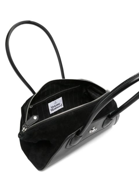 Vivienne Westwood small Shirley Orb shoulder bag - Black