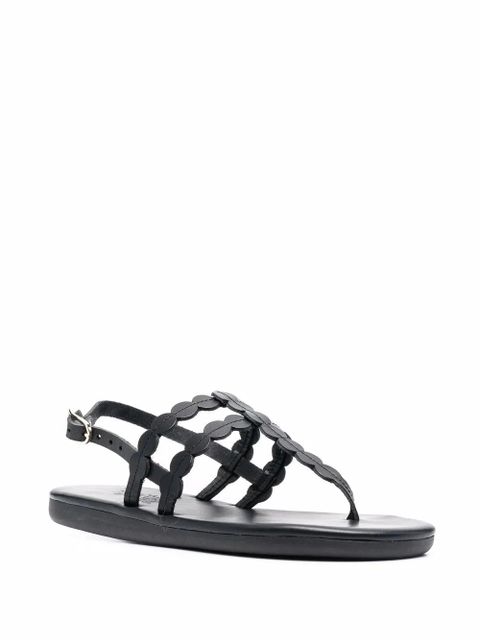 Ancient Greek Sandals slingback strap sandals - Black