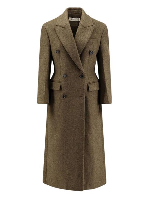 Róhe double-breasted coat - Green - zdjęcie produktu nr 1