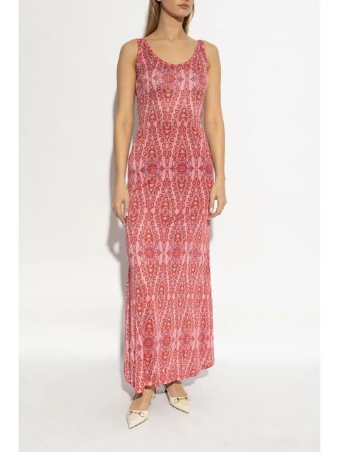 ETRO paisley-print long dress - Pink