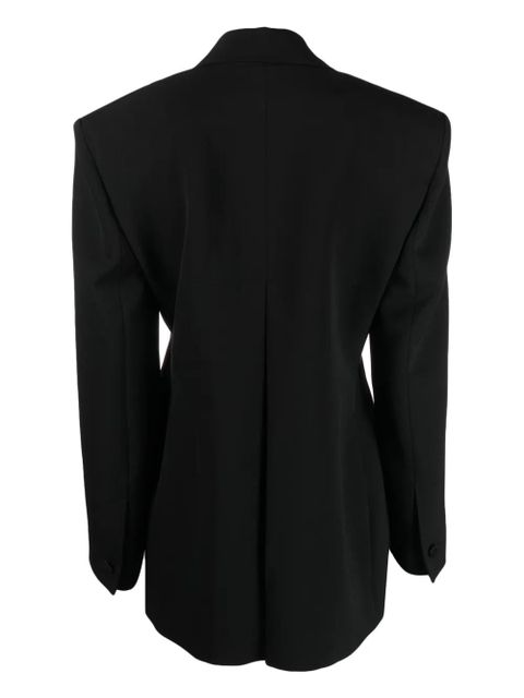 Givenchy pleated single-breasted wool blazer - Black - zdjęcie produktu nr 2