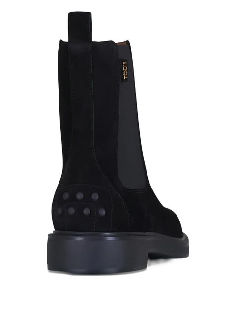 Tod's pull-tab chelsea boots - Black