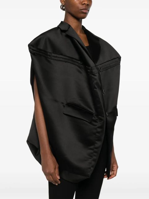 Comme Des Garçons deconstructed gilet - Black