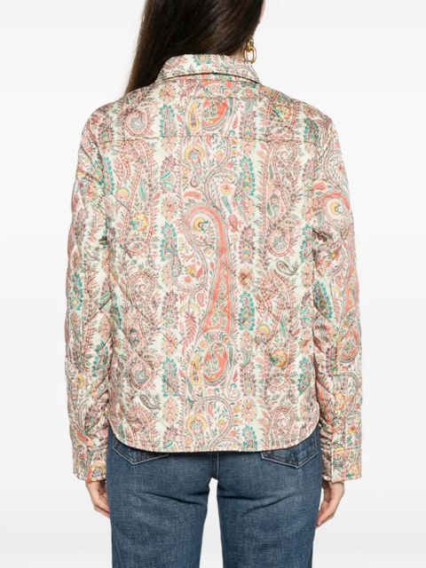 ETRO paisley-print puffer jacket - Neutrals