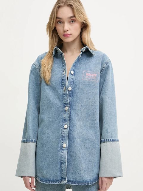 Moschino Jeans koszula jeansowa - zdjęcie produktu nr 1