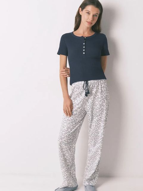 women'secret spodnie piżamowe bawełniane - zdjęcie produktu nr 1