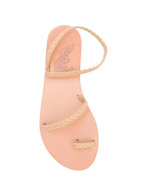 Ancient Greek Sandals Eleftheria braided leather sandals - Neutrals