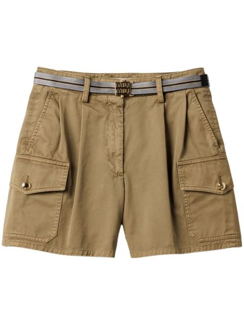 Miu Miu cotton shorts - Green - zdjęcie produktu nr 1