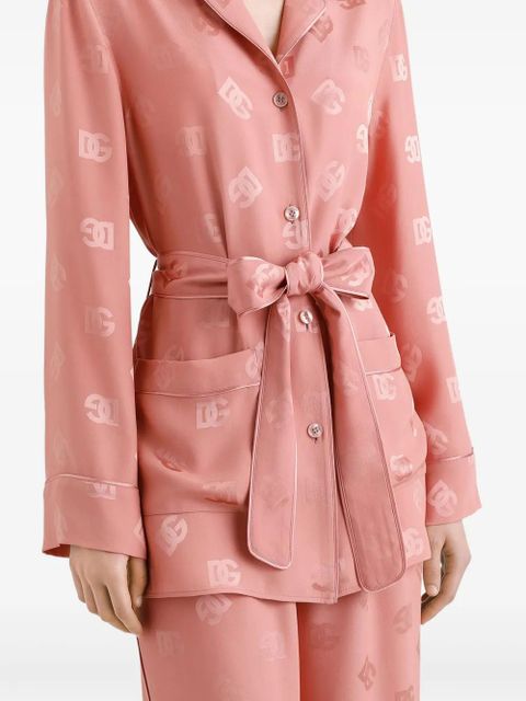 Dolce & Gabbana DNA silk jacquard shirt - Pink