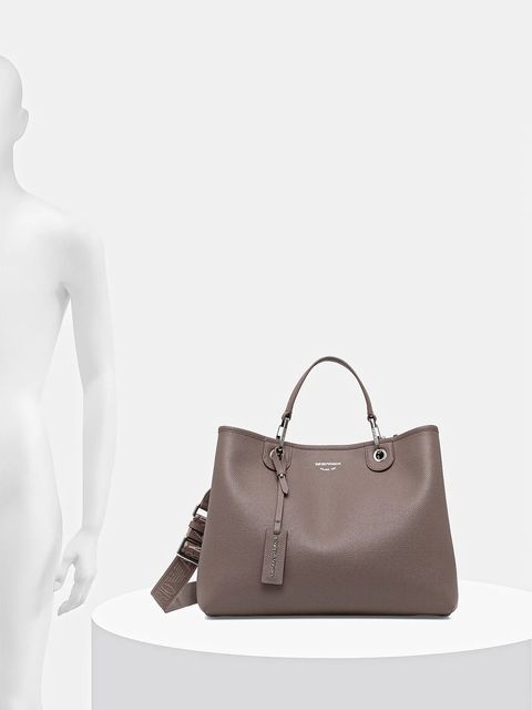 Emporio Armani torebka kolor brązowy EW000360 AF12036