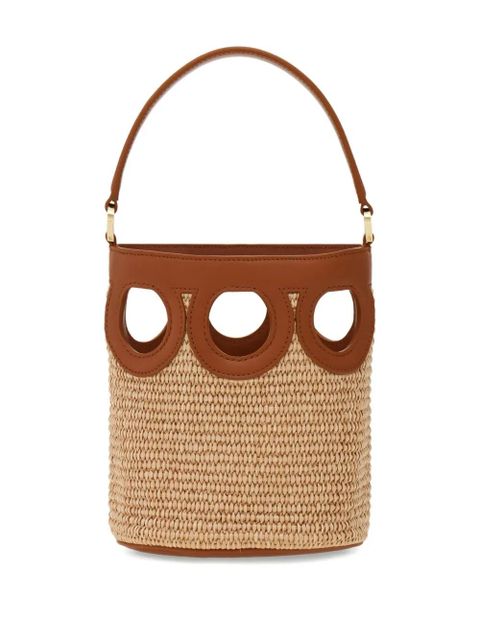 Ferragamo mini Gancini bucket bag - Neutrals - zdjęcie produktu nr 2