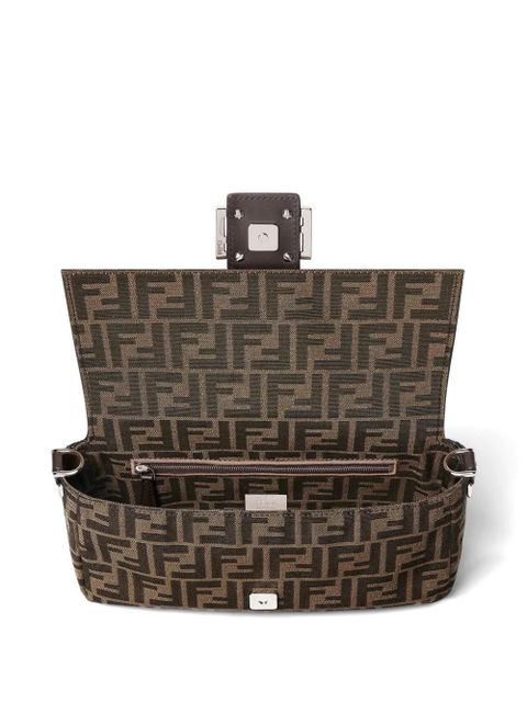 FENDI Baguette® logo pattern tote bag - Brown