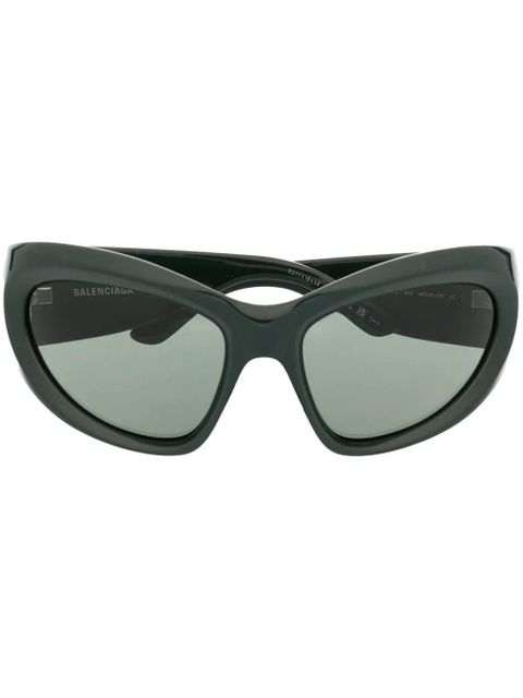 Balenciaga Eyewear gradient-lens cat-eye sunglasses - Green - zdjęcie produktu nr 1