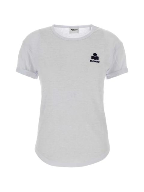 MARANT ÉTOILE rolled-sleeve T-shirt - White - zdjęcie produktu nr 1