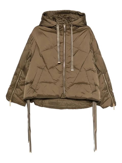 TWINSET hooded quilted puffer jacket - Green - zdjęcie produktu nr 1
