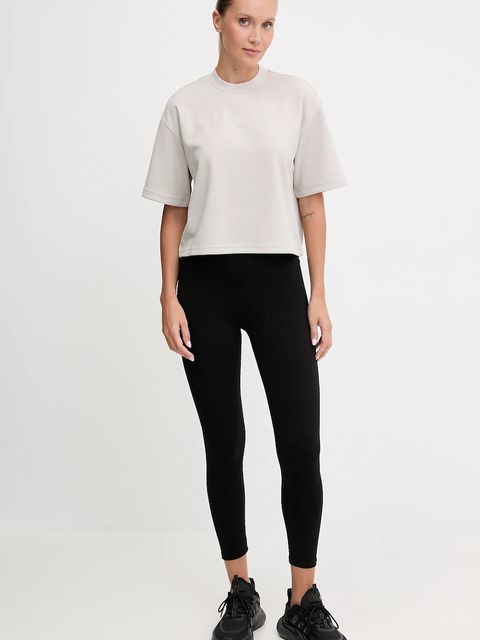 adidas Performance t-shirt treningowy Motion damski kolor beżowy JM4476 - zdjęcie produktu nr 2