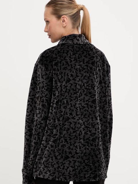 EA7 Emporio Armani koszula damska kolor czarny relaxed z kołnierzykiem klasycznym AF15937.7W000666 - zdjęcie produktu nr 2