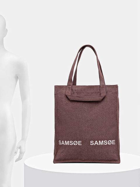 Samsoe Samsoe torba SALUCCA kolor fioletowy U25100003