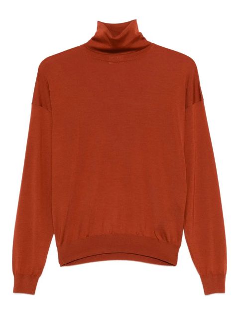 Saint Laurent roll-neck top - Red - zdjęcie produktu nr 1