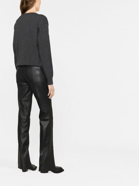 Saint Laurent crew-neck jumper - Grey