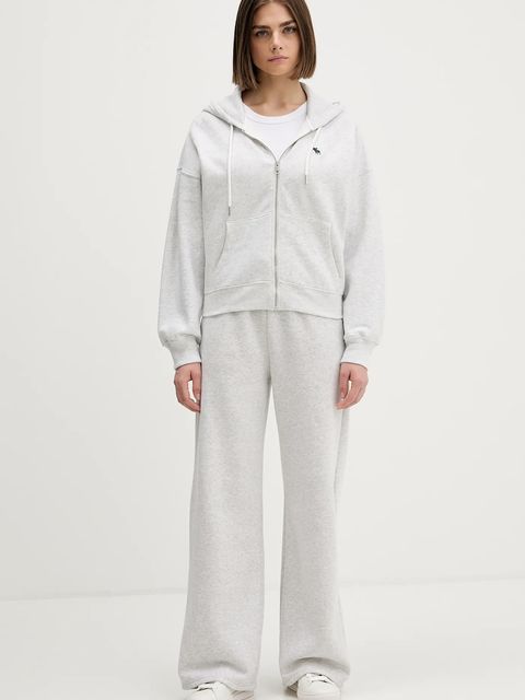 Abercrombie & Fitch spodnie dresowe kolor szary melanżowe KI147-5046-112 - zdjęcie produktu nr 2