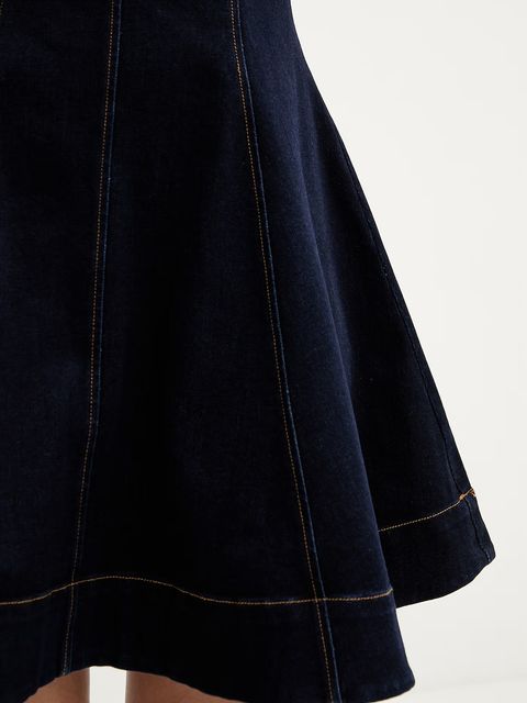 Bardot sukienka jeansowa