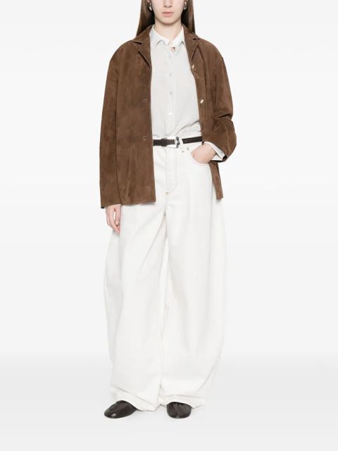 The Row Janine chest-pocket buttoned shirt - Brown - zdjęcie produktu nr 2