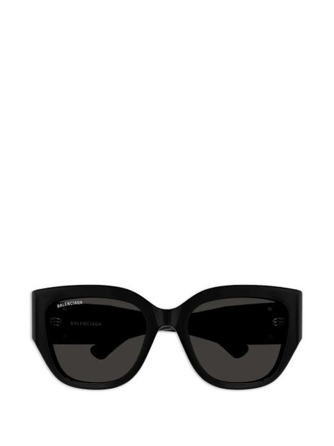 Balenciaga Eyewear logo sunglasses - Black - zdjęcie produktu nr 1