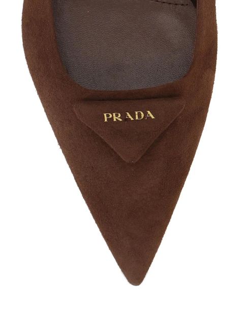 Prada 55mm pointed-toe pumps - Brown