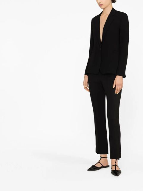 Max Mara cropped tailored trousers - Black