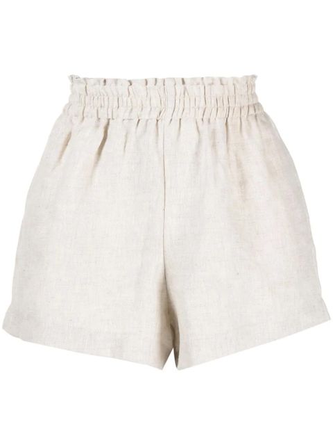 Reformation Mila linen shorts - Neutrals - zdjęcie produktu nr 1