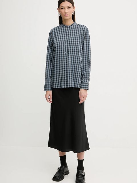 Marc O'Polo koszula bawełniana damska kolor niebieski regular 511111042519 - zdjęcie produktu nr 2