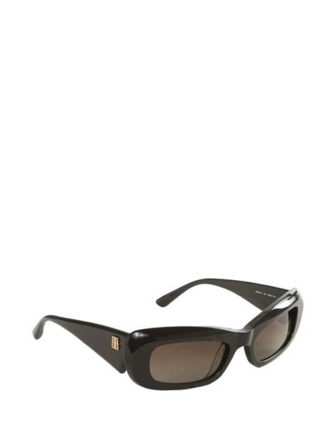 Balenciaga Diva rectangle-frame sunglasses - Brown - zdjęcie produktu nr 2