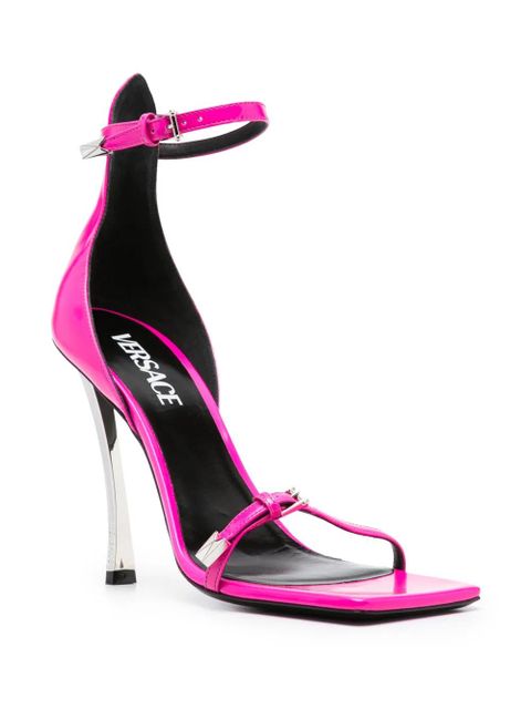 Versace Pin-Point 100mm buckle-strap sandals - Pink - zdjęcie produktu nr 2