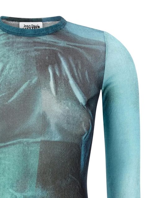 Jean Paul Gaultier long-sleeve top - Blue