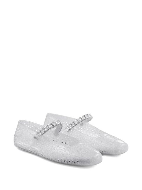 Jimmy Choo Jelly ballet flats - Silver