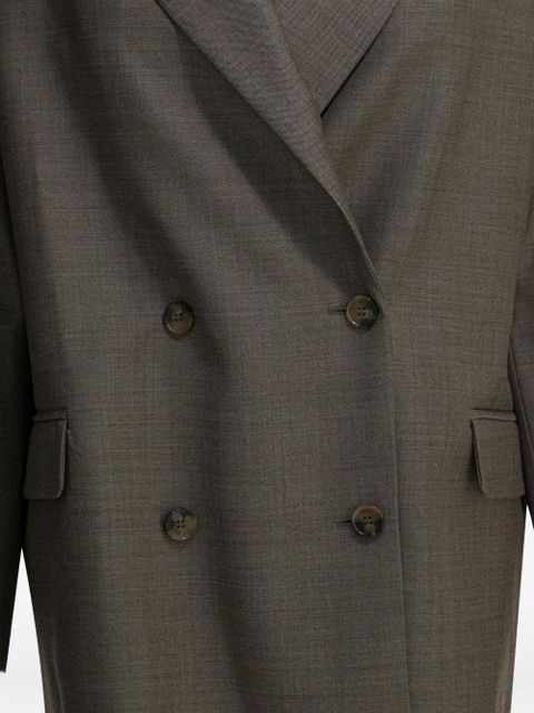 LouLou de Saison Donau double-breasted blazer - Brown - zdjęcie produktu nr 2