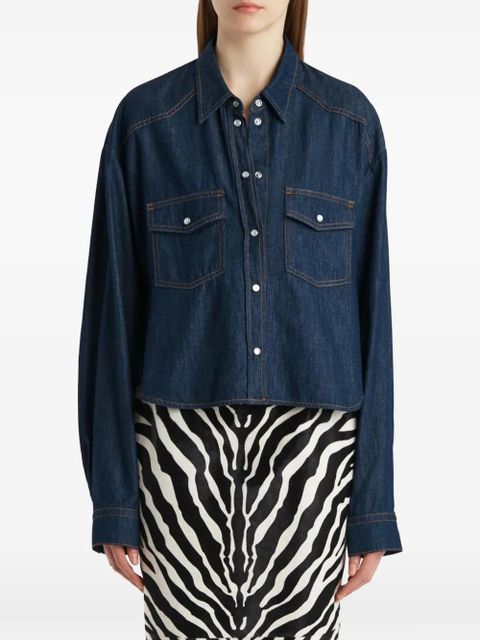 KHAITE Grenon shirt - Blue